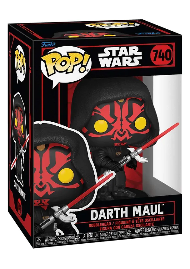 Фигурка Funko POP! Bobble Star Wars Darkside Darth Maul in Robe (740), Fun80771 3118561 — 2
