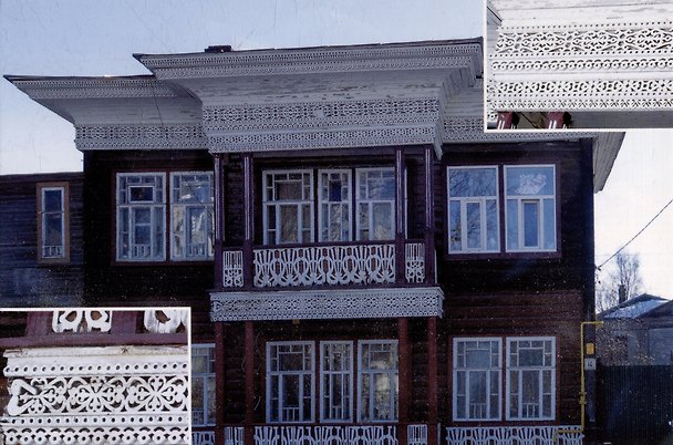 Почтовая открытка "Дом Воробьева, ул. Засодимского, 14, г. Вологда" 3058586 — 1