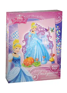 Набор для творчества Оригами Disney/Дисней Princess Картина из пайеток с велюровыми эл-ми. Золушка 01453