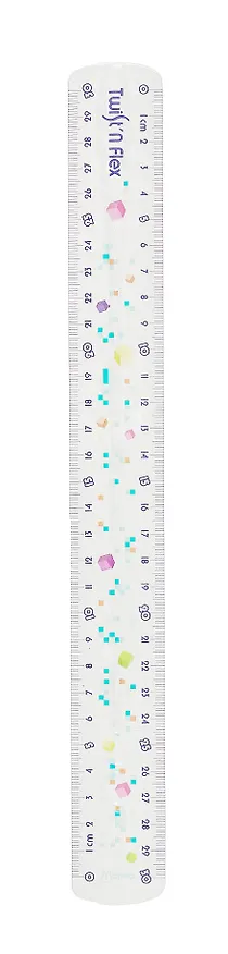 Линейка 30см гибкая, декорированная, инд.уп., Maped 3036188 — 2