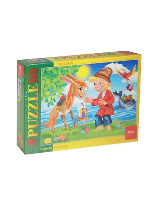 Пазлы 80 А5ф Конек-Горбунок (80П35_14471) (16,5х23см) (3+) (Hatber) (коробка) 2488625