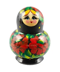 Матрешка-пузико 10 в 1, Цветы (12 см)