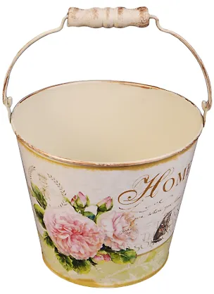 Ведерко декоративное (15х15х22) (металл) (6926064) 2601236