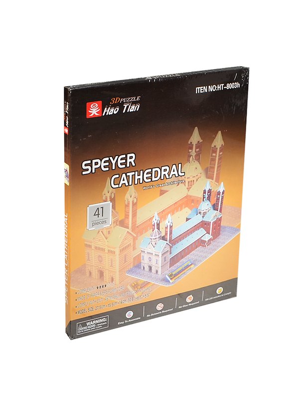 Конструктор 3D Собор (Speyer Cathedral) (124385) (41шт) (27,5х15,5х14см) (3D Puzzle Hao Tian) 2420332 — 1