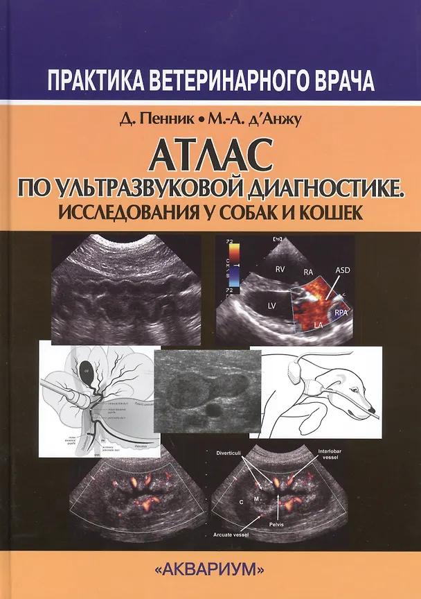 Книга Атлас по ультрозвуковой диагностике. Исследования у собак и кошек () — 1