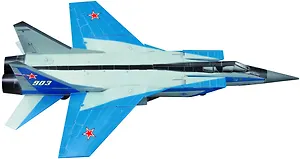 Модель, сборная, Умная бумага, N-184, Истребитель-перехватчик, Миг 31, 1:72