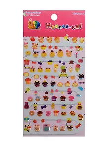 Наклейка декоративная леденцовая 1 Пирожные 1 (95х185) (Наклей-ка) (упаковка)