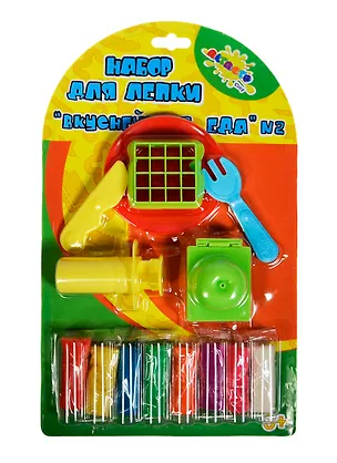 Набор для лепки Вкуснейшая еда №2 (3899B) (8цв.х 20г.) (Altacto Clay) (3+) (блистер) 2435541