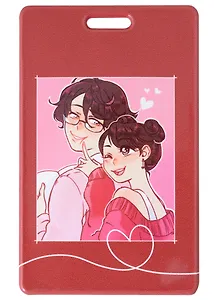 Чехол для карточек Аниме парочка (цветные)