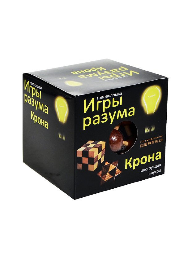 Головоломка Игры разума Крона (291015) (8х8х8) (дерево) (3+) (коробка) 2434071 — 1