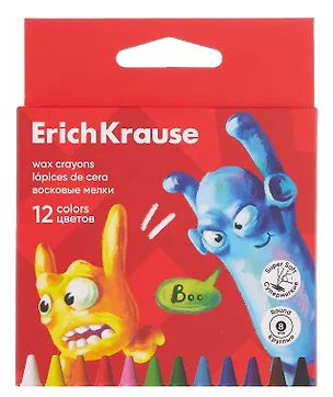 Мелки восковые 12цв " 3111121