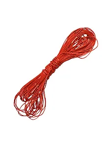 Шнур вощеный красный (С519) (Ва000000229) (1,2мм/20м) (упаковка)