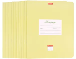 Тетради в клетку Hatber, "Пастель Салатовая", 12 листов, 10 штук 2983049