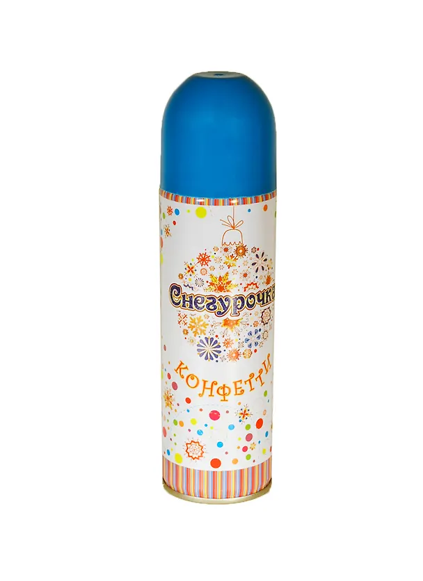 Новогодний спрей Снегурочка Конфетти синий (250 мл) 2392828 — 1