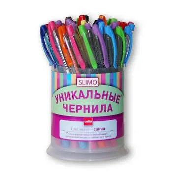 Шариковая ручка синяя 0,7 мм, Slimo, Cello, в ассортименте 320762 — 1