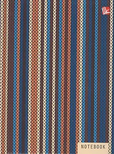 Записная книжка А6 64л "Офисный стиль. В полоску" 7БЦ, глянц. лам., Listoff