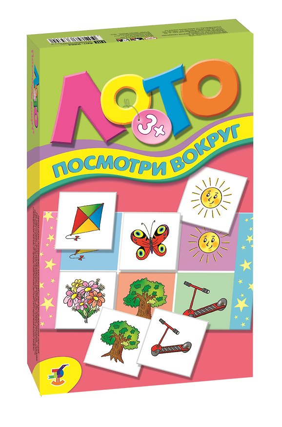 Лото мини Посмотри вокруг (2264) (3+) (коробка) 2344344 — 1
