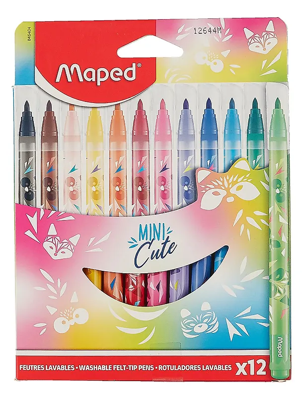Фломастеры «Mini cute» Maped, 12 цветов 3037984 — 1
