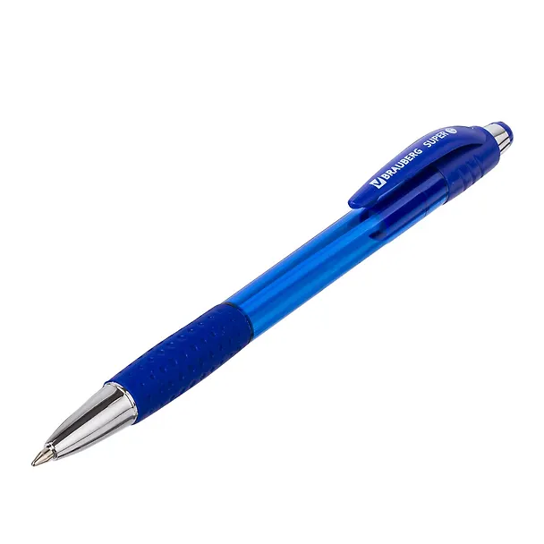 Ручки шариковые Brauberg, Super, автоматические синие 0,3 мм 2937331 — 7