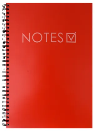 Тетрадь в клетку Listoff, "New day. Красный", А4, 80 листов 2900682
