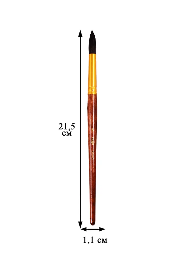 Кисть "Белка" №8 краш.ручка , ГАММА 211455 — 2