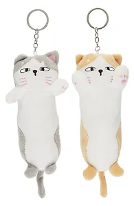 Брелок Котик-обнимашка (текстиль) (16см) (12-00751-20-03)
