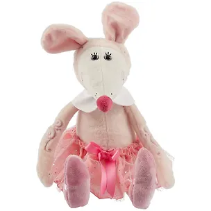 Мягкая игрушка «Мышка-балерина Лола», в розовом, 26 см 2758349