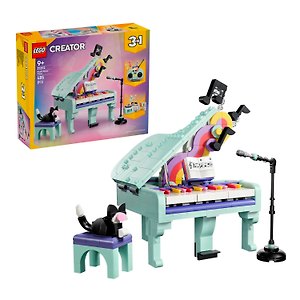 31392 Конструктор детский LEGO Creator 3-in-1 Пианино в музыкальном декоре с котом, 485 деталей, возраст 9+