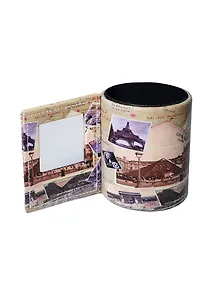 Карандашница с фоторамкой Париж (16,5х8,5x10) (SUN-92)