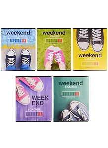 Тетрадь в клетку ПЗБМ, "Кеды ", 48 листов, в ассортименте