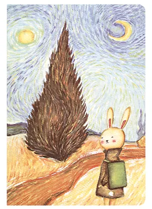 Тетрадь в клетку Rabbit in the country, 36 листов, в ассортименте 2947693