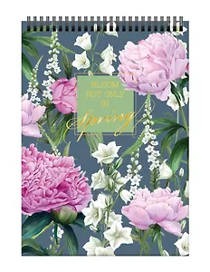 Блокнот А5 80л "La Fleur. Spring" гребень