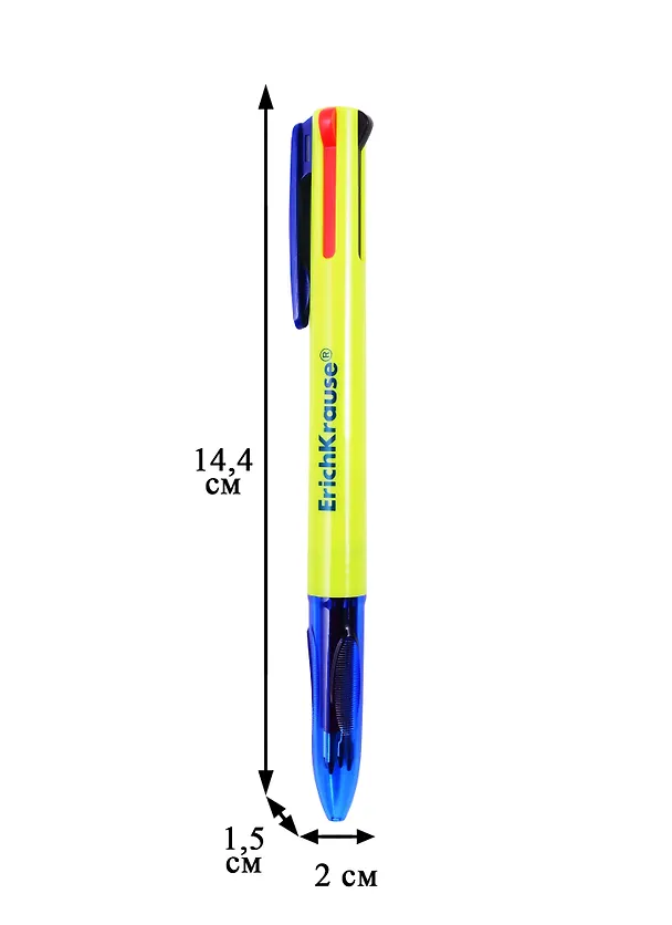 Шариковая ручка 4 цвета автоматическая, 4 colours, Erich Krause 258007 — 2