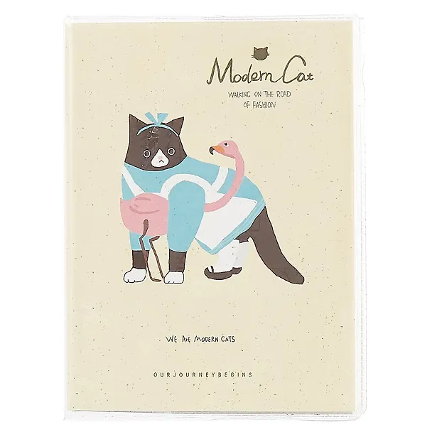 Записная книжка «Modern cat» А6, 80 листов в линейку, в ассортименте 249427 — 1