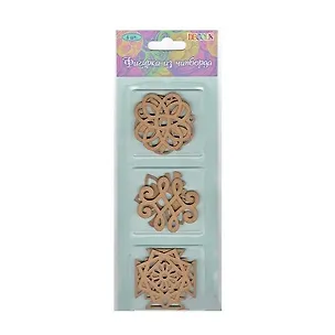 Фигурки из чипборда. 6 штук. "Арабески 2". -Китай: (Decola). LAC-204 349132 405907