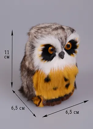 Пушистик Сова на ветке (11 см) (1517909) 2575730