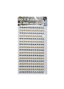 Стразы отдельные круглые крупные Say it in crystals (1461-3/12) (бел. и желт.)