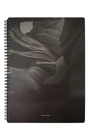 Тетрадь А4 96л кл. "Dune", ущелье, спираль, карт.обл., микротекстурирование, ламинация 3151100