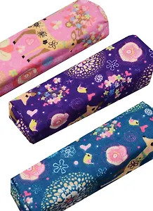 Пенал-косметичка "Олени", ткань, ассорти