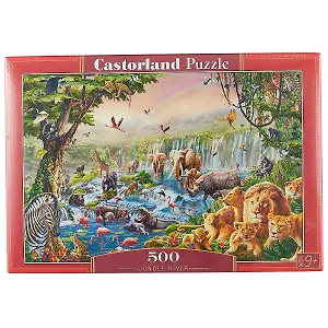 Пазл Castorland 500 эл. 47*33см. Река в джунглях B-52141