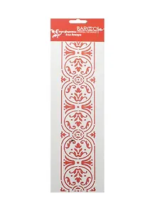 Трафарет пластик многоразовый Бордюр Классический 8 (АН3836000) (Б-036) (10х32 см) (упаковка)