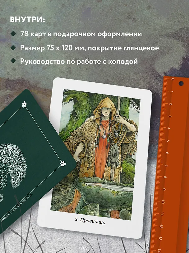 Книга The Wildwood Tarot. Таро Дикого леса (78 карт карт и руководство в подарочном футляре) (Марк Райан) — 7