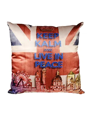 Подушка декоративная Живи в мире (35x35см) Gift'n'home (PLW-35 UnionJack) 2546098