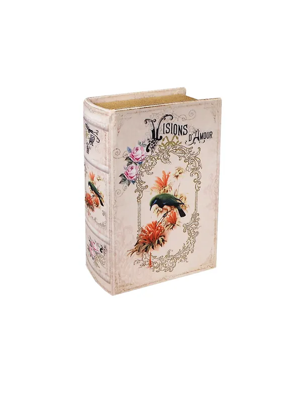 Шкатулка дерево книга Колибри шёлк 17*11*5 см (622929) 2346994 — 1