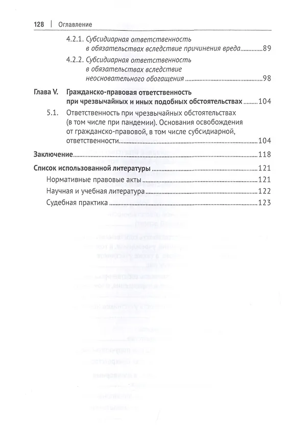 Книга Субсидиарная ответственность по гражданскому и семейному законодательству РФ. Монография () — 3