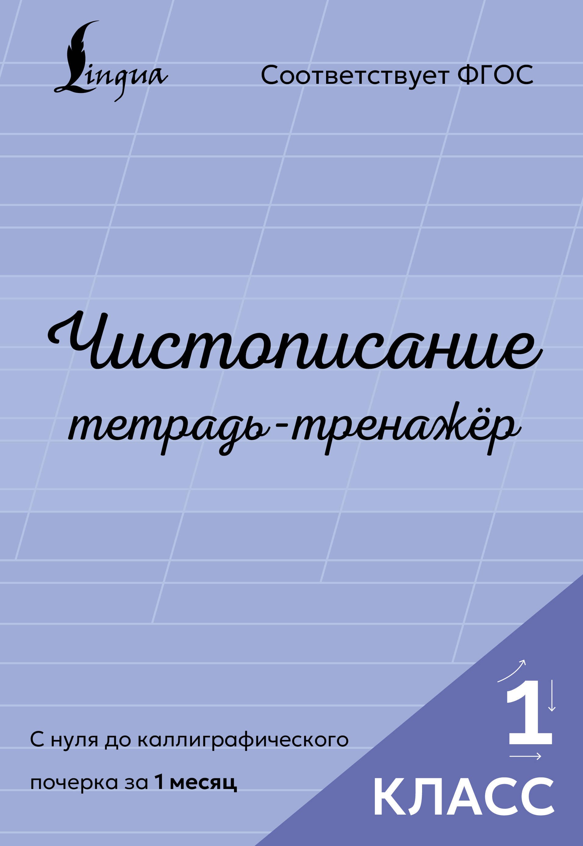 None Чистописание: с нуля до каллиграфического почерка за 1 месяц. Тетрадь-тренажёр. 1 класс