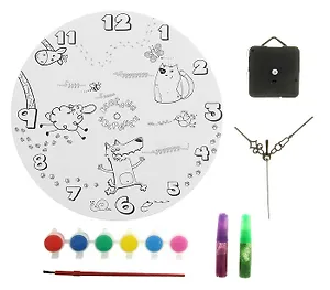 Часы-раскраска Веселый зверинец (750137) (64P4-1215) (d-23) (блистер)