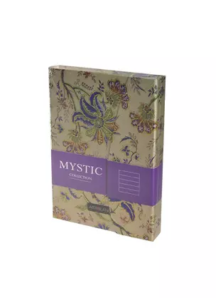 Записная книжка А6+ 96л лин. "Mystic" тв.переплет, с фигурным клапаном, ляссе, карман на форзаце, ART-BLANC — 230595 — 1