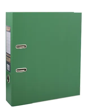 Папка архивная 70мм А4 зеленая, бумвинил, прозр.карман, 3135269