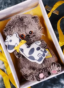 Игрушка мягкая Budi Basa, Игрушка мягкая Басик BABY с жирафом 20см